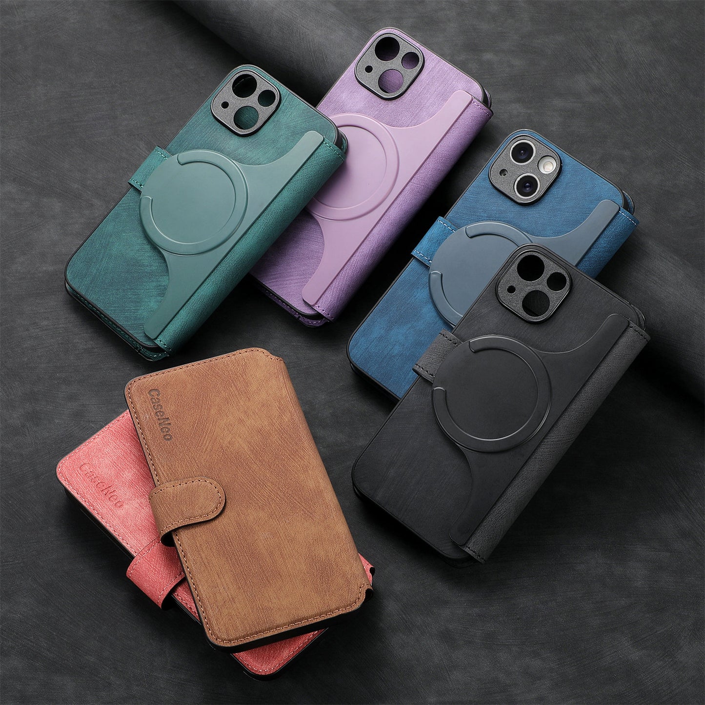 RFID 2-in-1 Detachable Wallet Magnetic Case for iPhone
