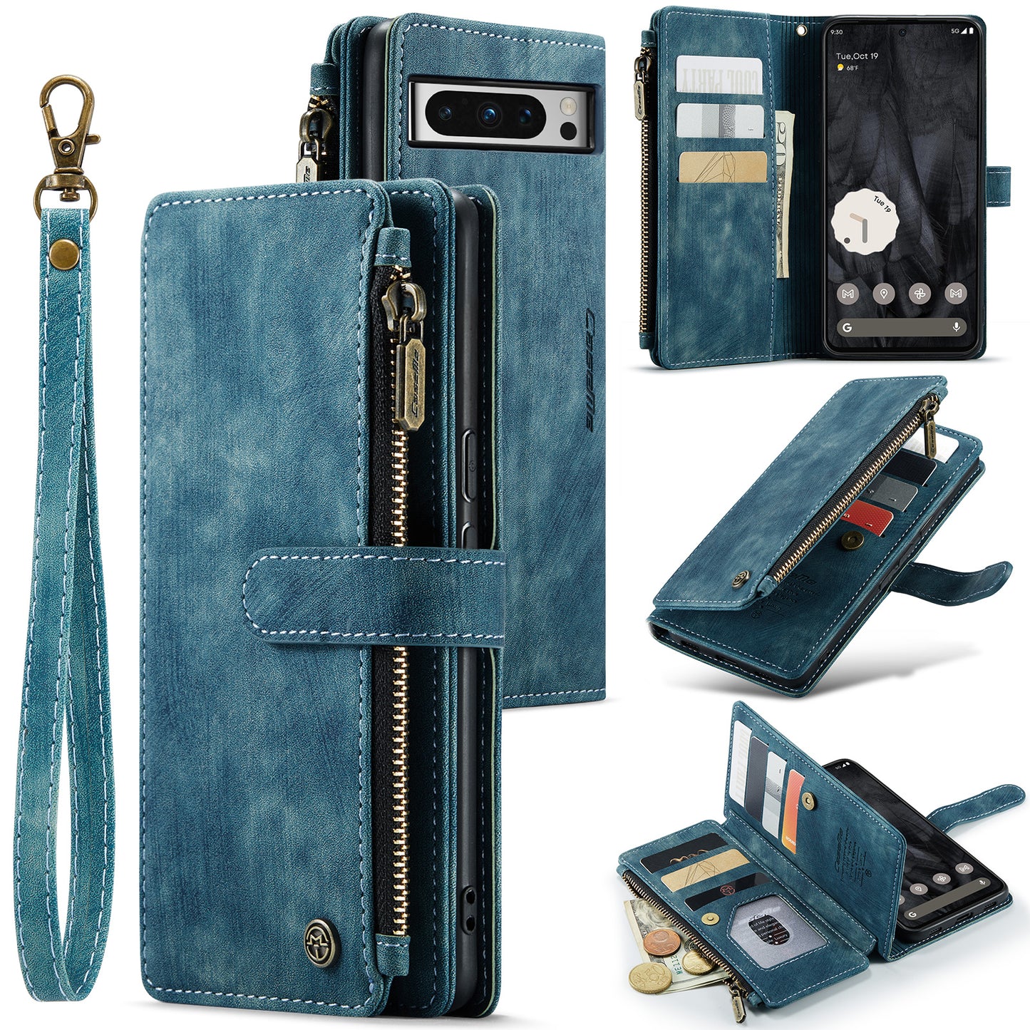 3-in-1 Functionality Durable Wallet Case for Google Pixel