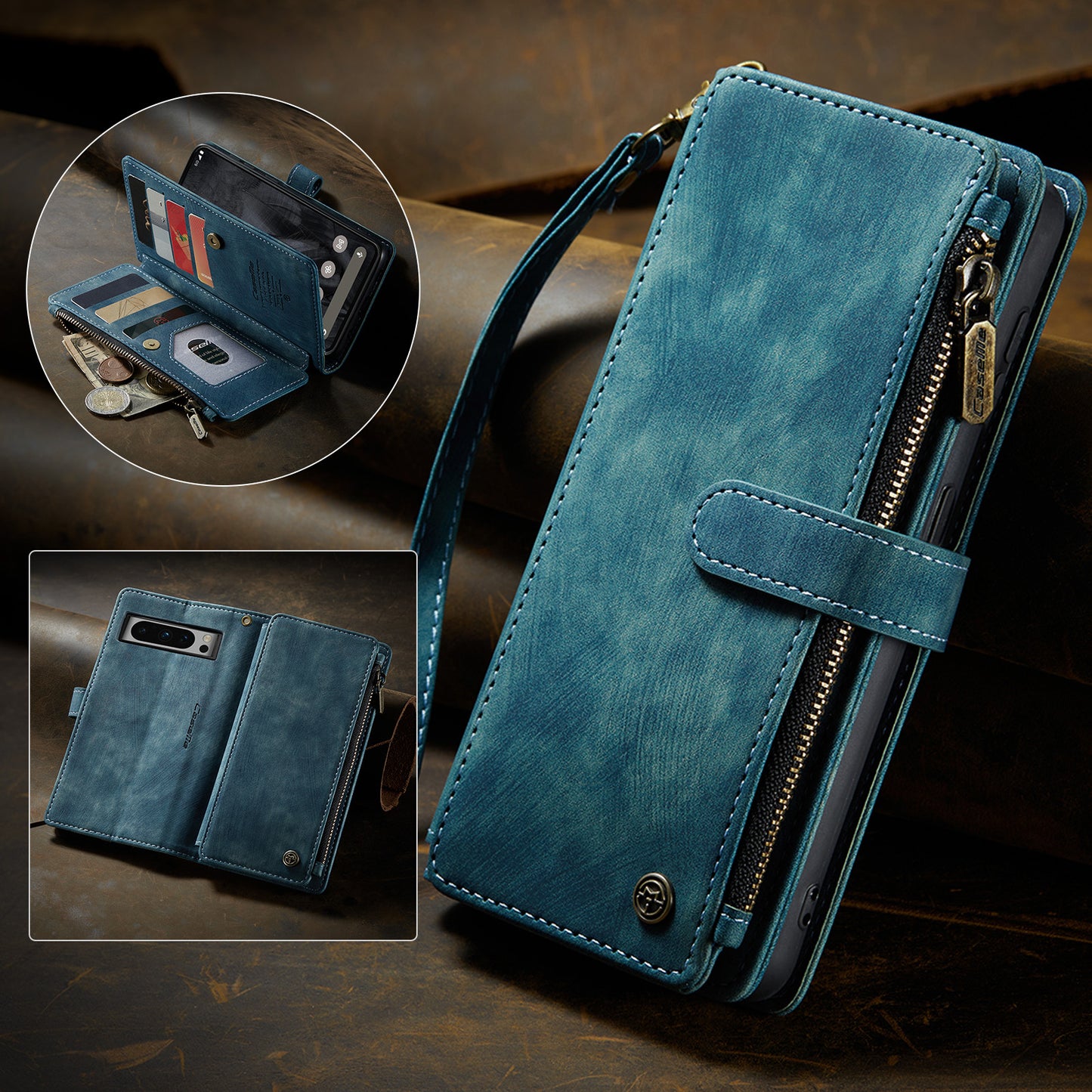 3-in-1 Functionality Durable Wallet Case for Google Pixel