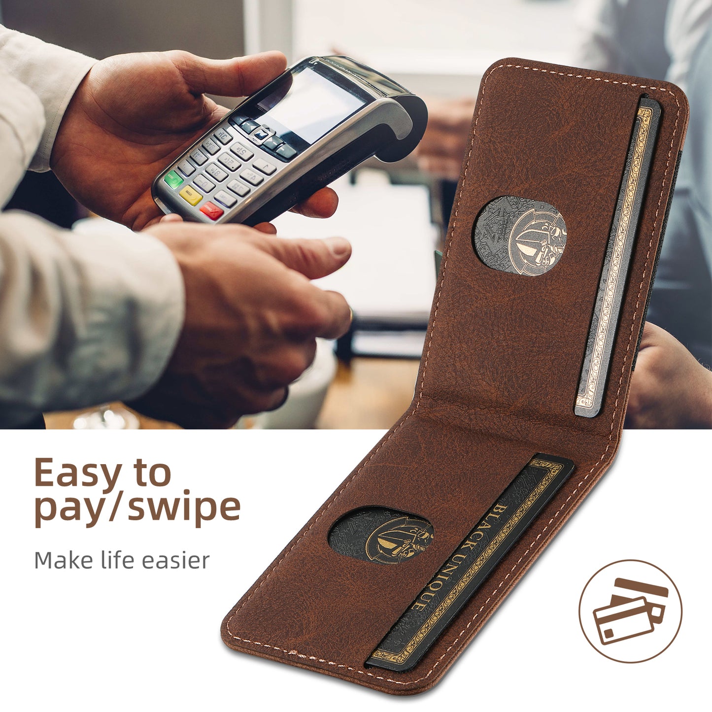 2-in-1 Retro Magsafe Flip Wallet Phone Case for Google Pixel