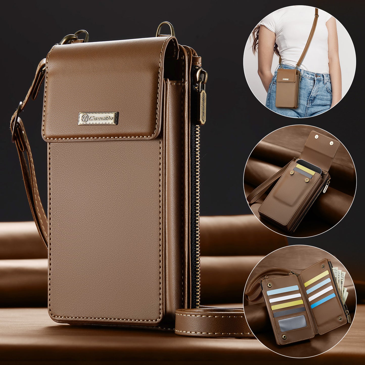 Luxury RFID Crossbody Phone Bag