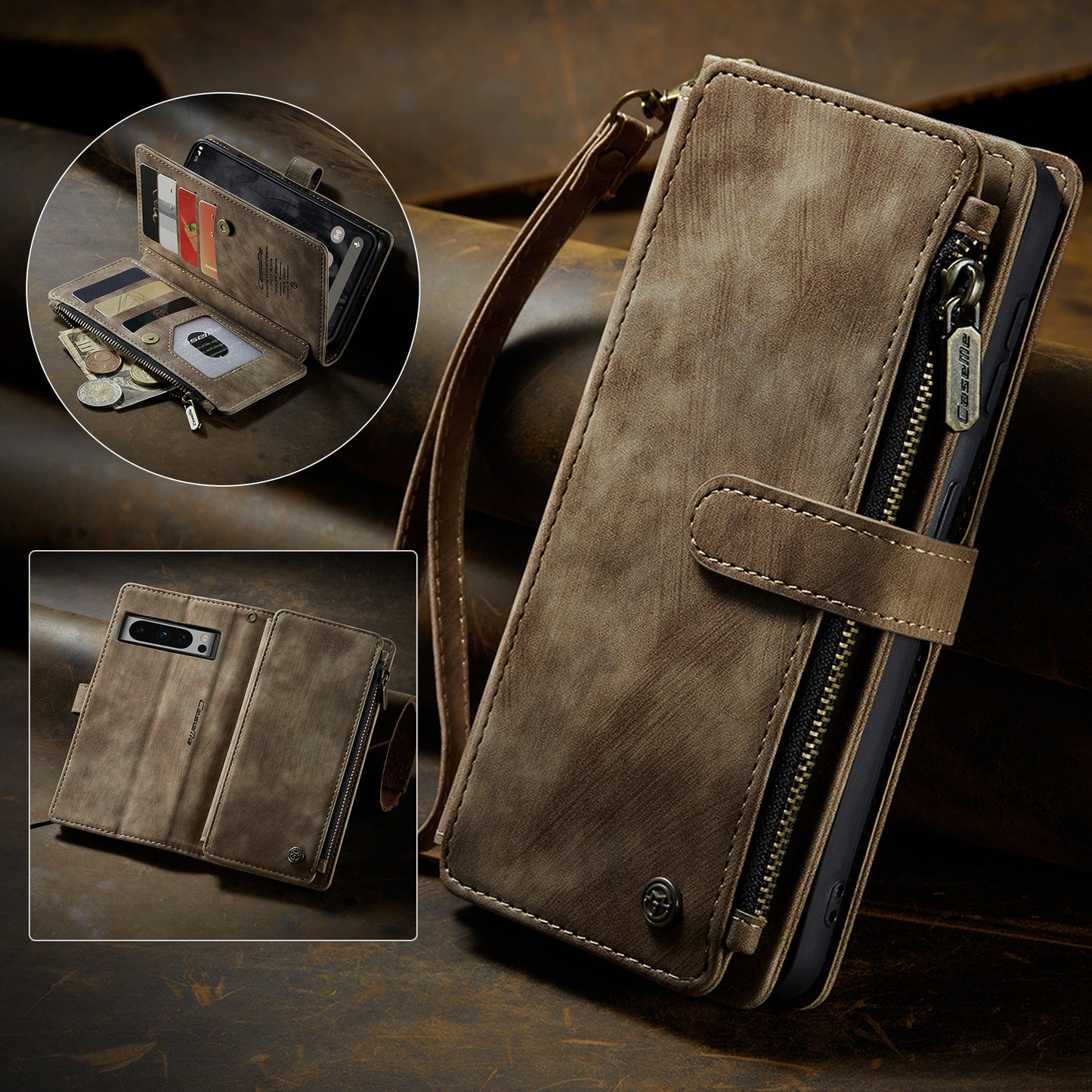 3-in-1 Functionality Durable Wallet Case for Google Pixel