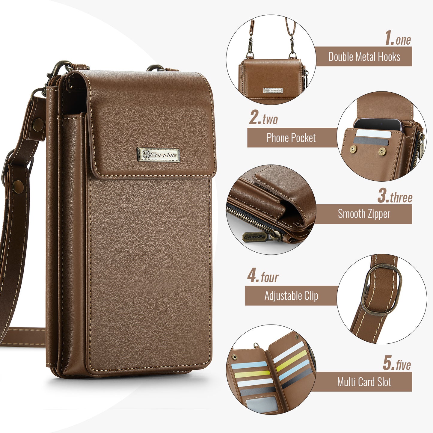 Luxury RFID Crossbody Phone Bag