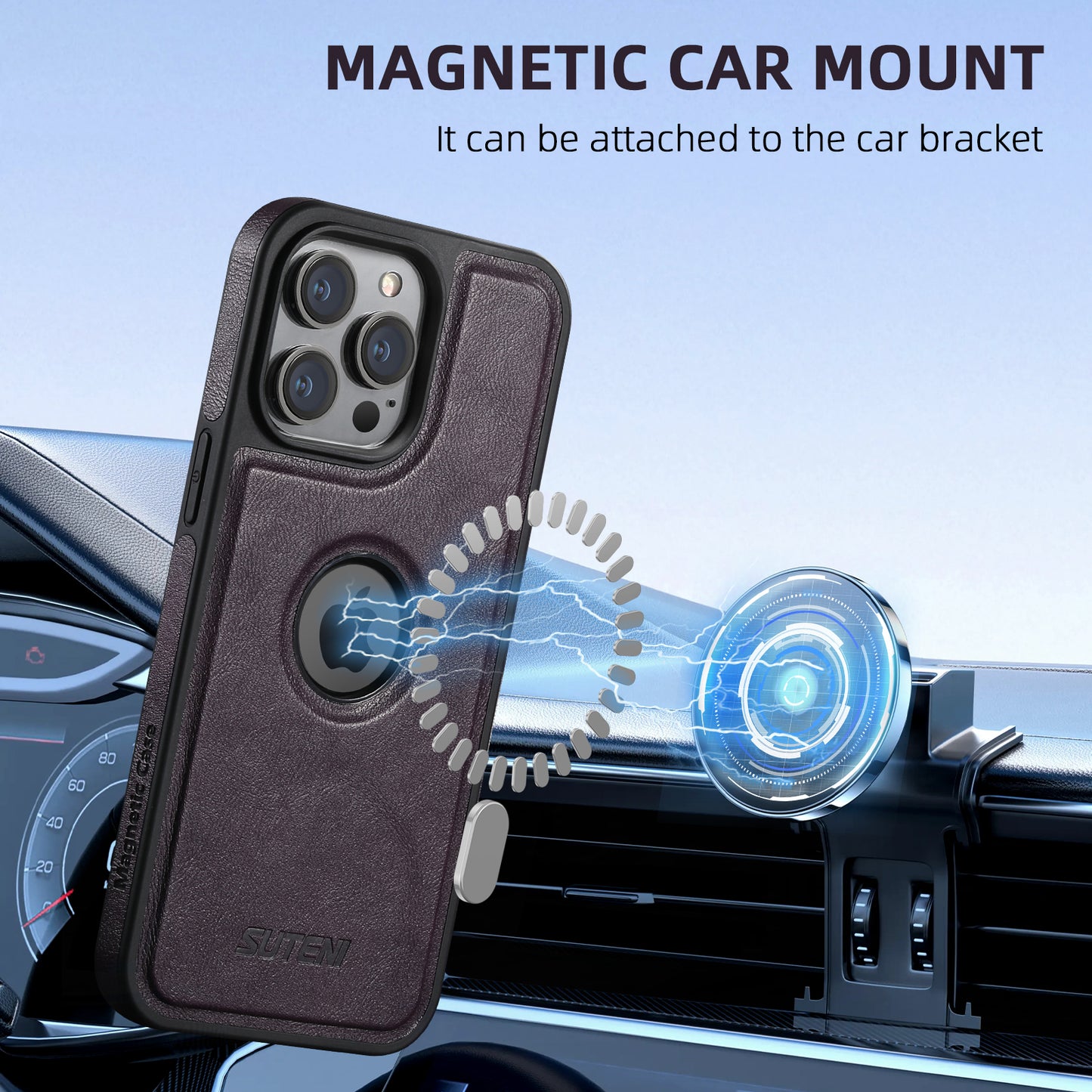 2 in 1 Magnetic Detachable Wallet Case for iPhone