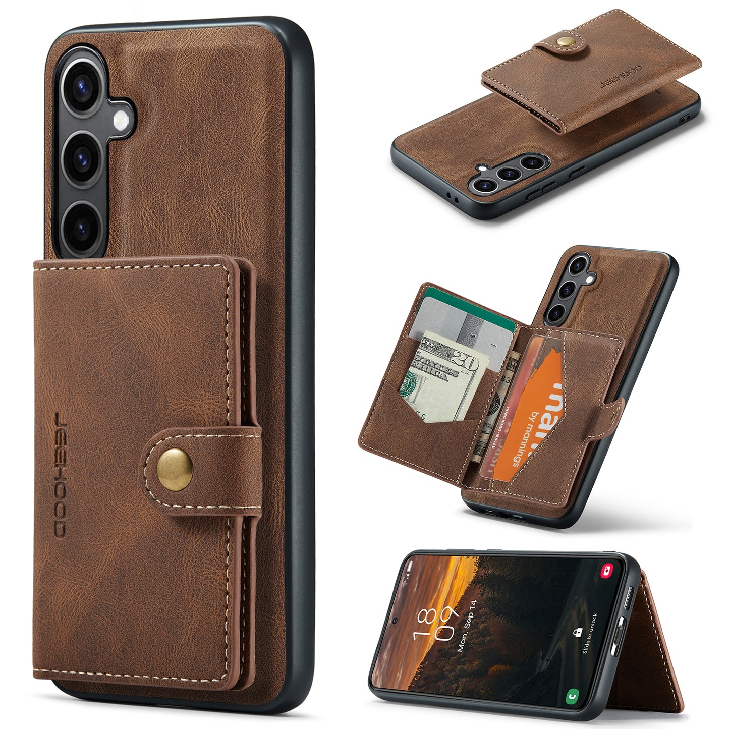 2-in-1-Magnethülle für Samsung Galaxy