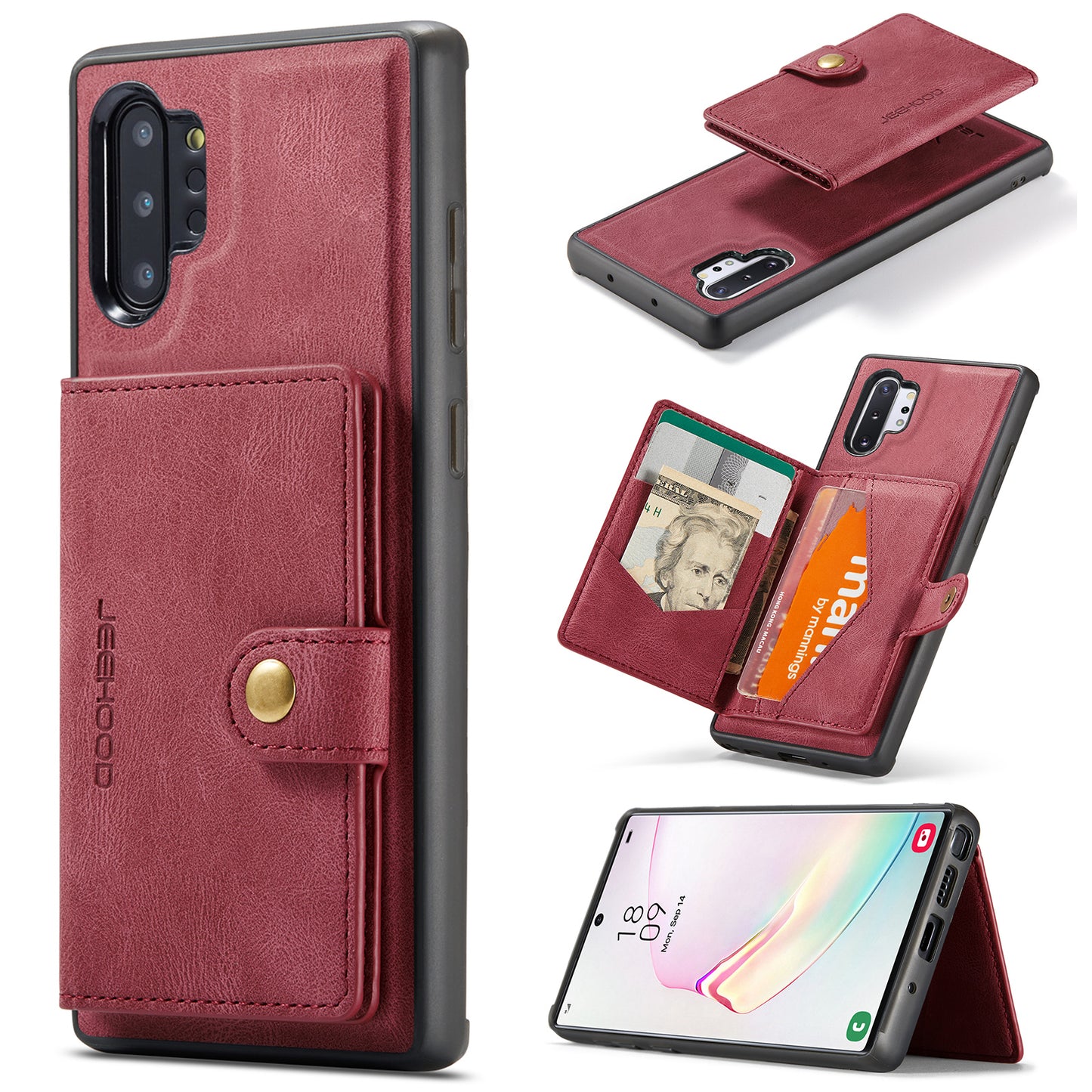 2 in 1 Magnetic Wallet Case For Samsung Galaxy A