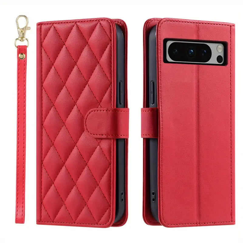 Wallet Card Slot Magnetic Stand Leather Flip Case for Google Pixel