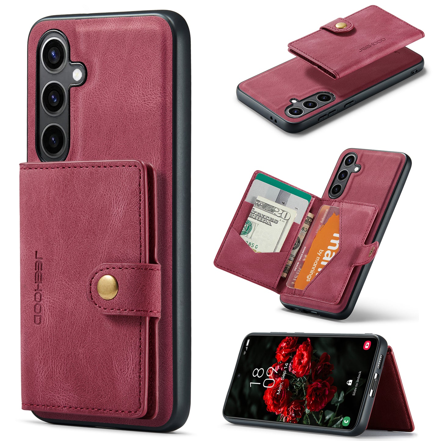 2-in-1-Magnethülle für Samsung Galaxy