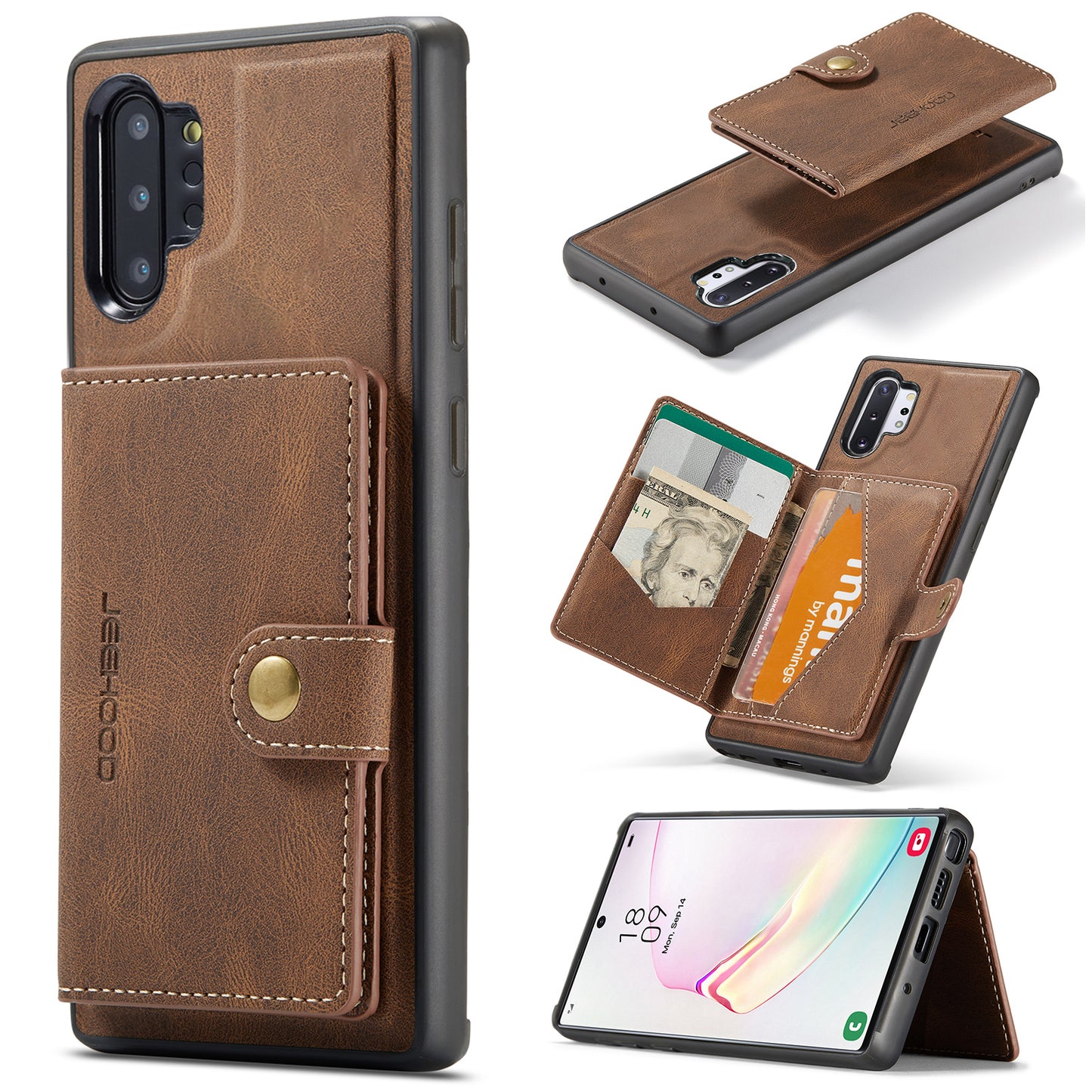 2 in 1 Magnetic Wallet Case For Samsung Galaxy A