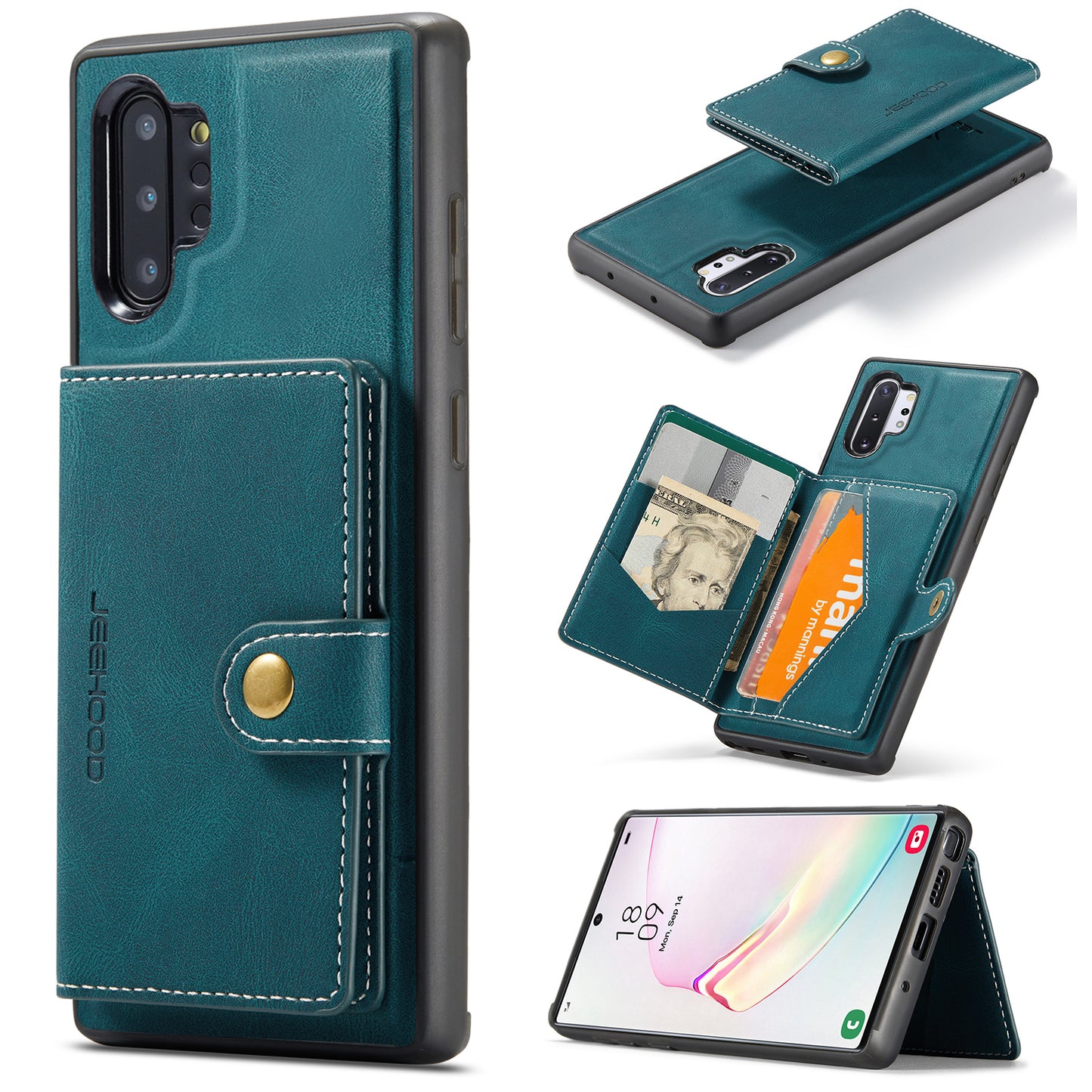 2 in 1 Magnetic Wallet Case For Samsung Galaxy A