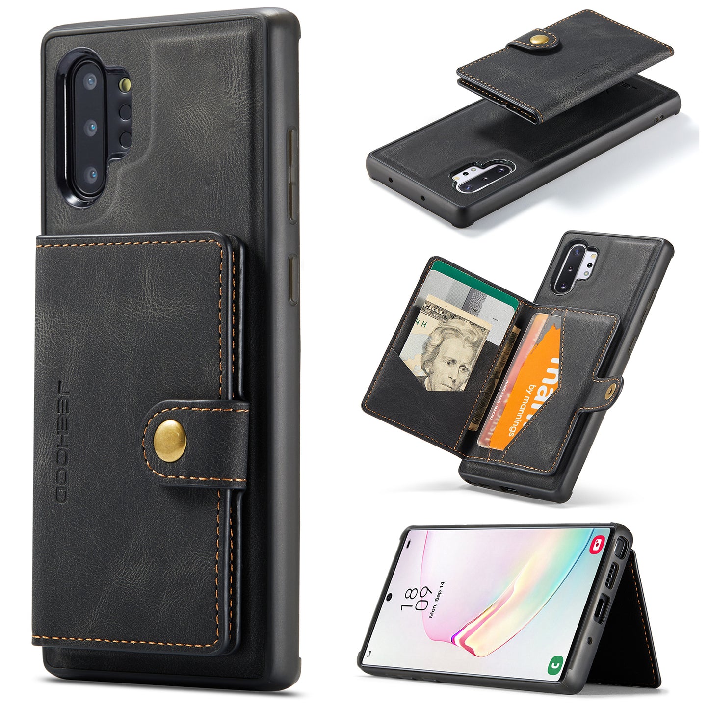 2 in 1 Magnetic Wallet Case For Samsung Galaxy A