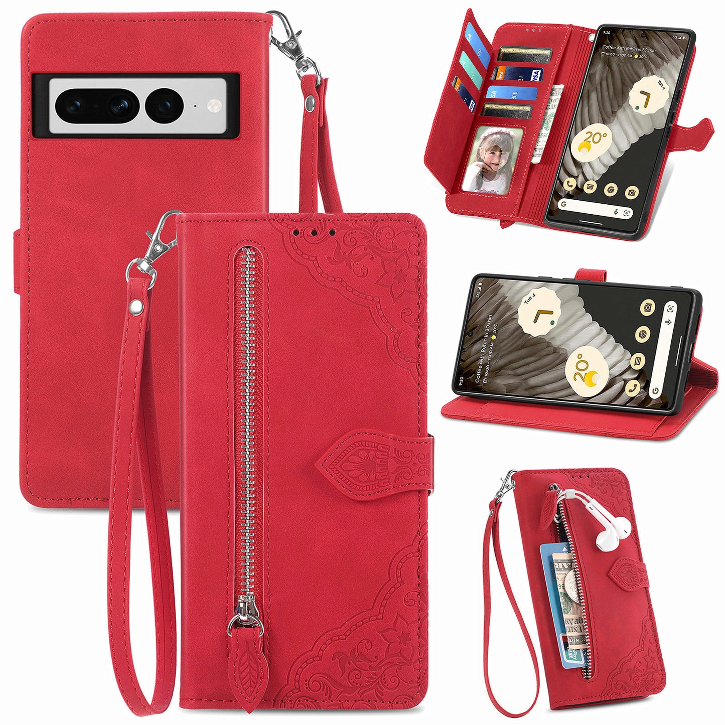Versatile Elegance Wallet Flip Case for Google Pixel