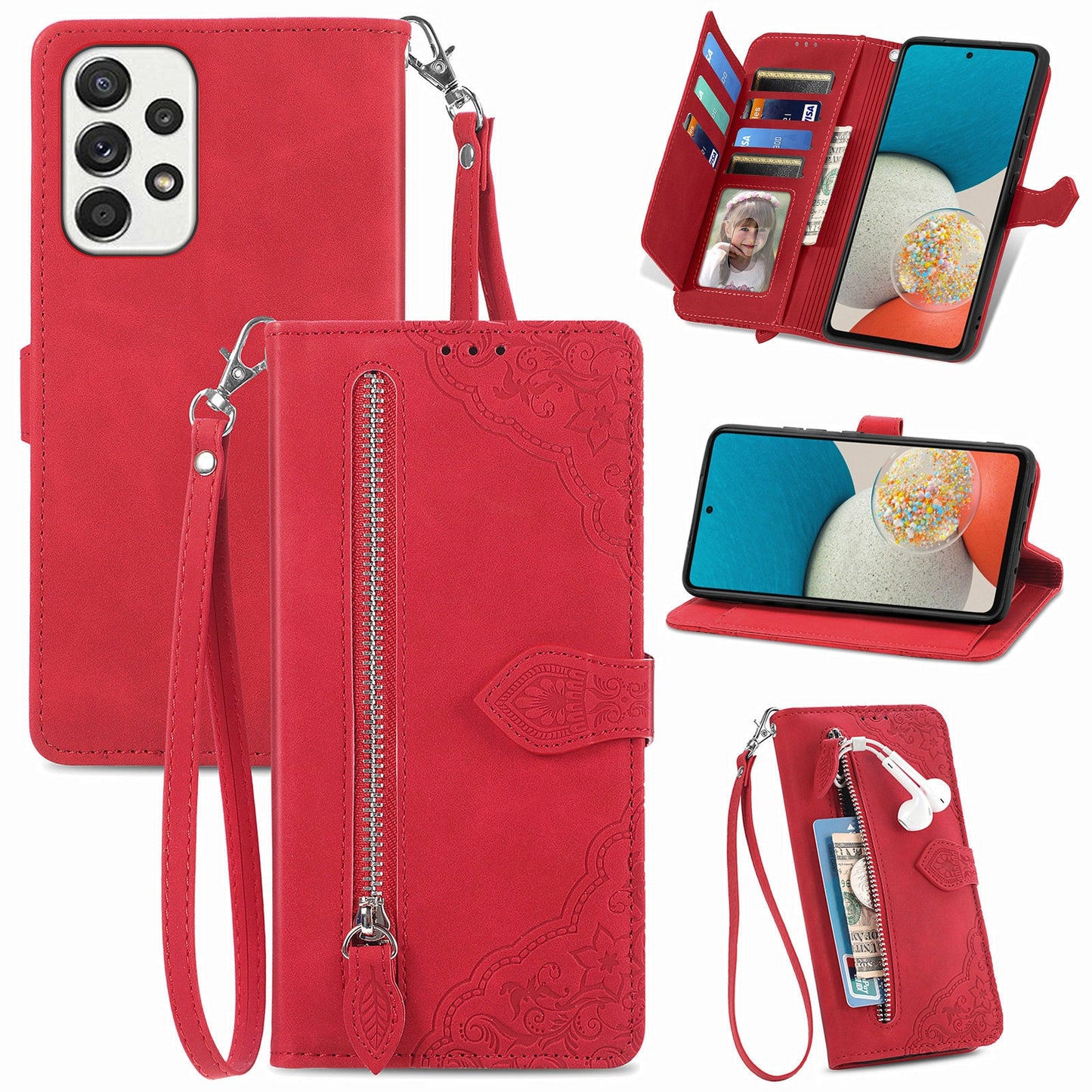 Versatile Elegance Wallet Flip Case for Samsung Galaxy A