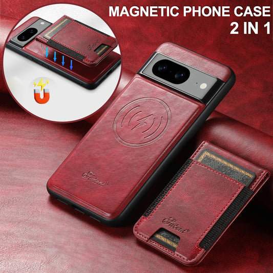 2-in-1 Magnetic Flip Wallet Phone Case for Google Pixel