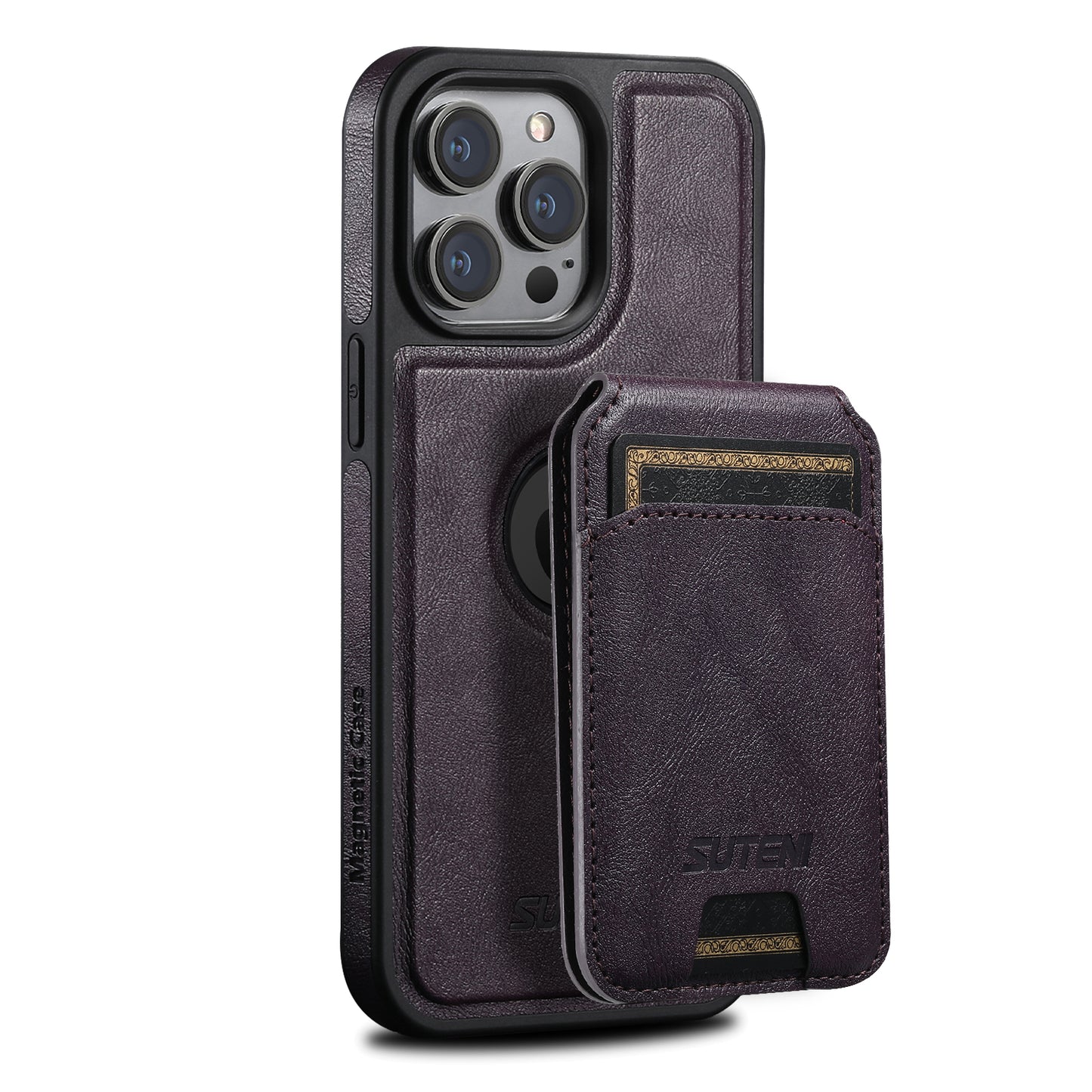 2 in 1 Magnetic Detachable Wallet Case for iPhone
