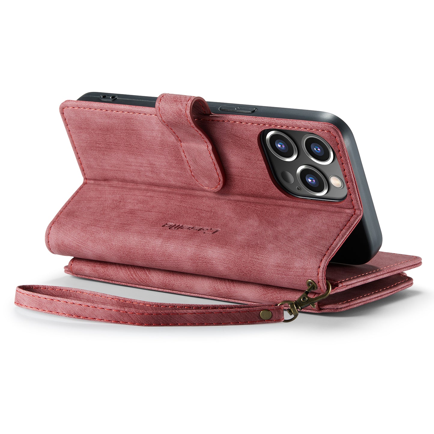 2-in-1 abnehmbare Leder-Brieftaschenhülle für das iPhone
