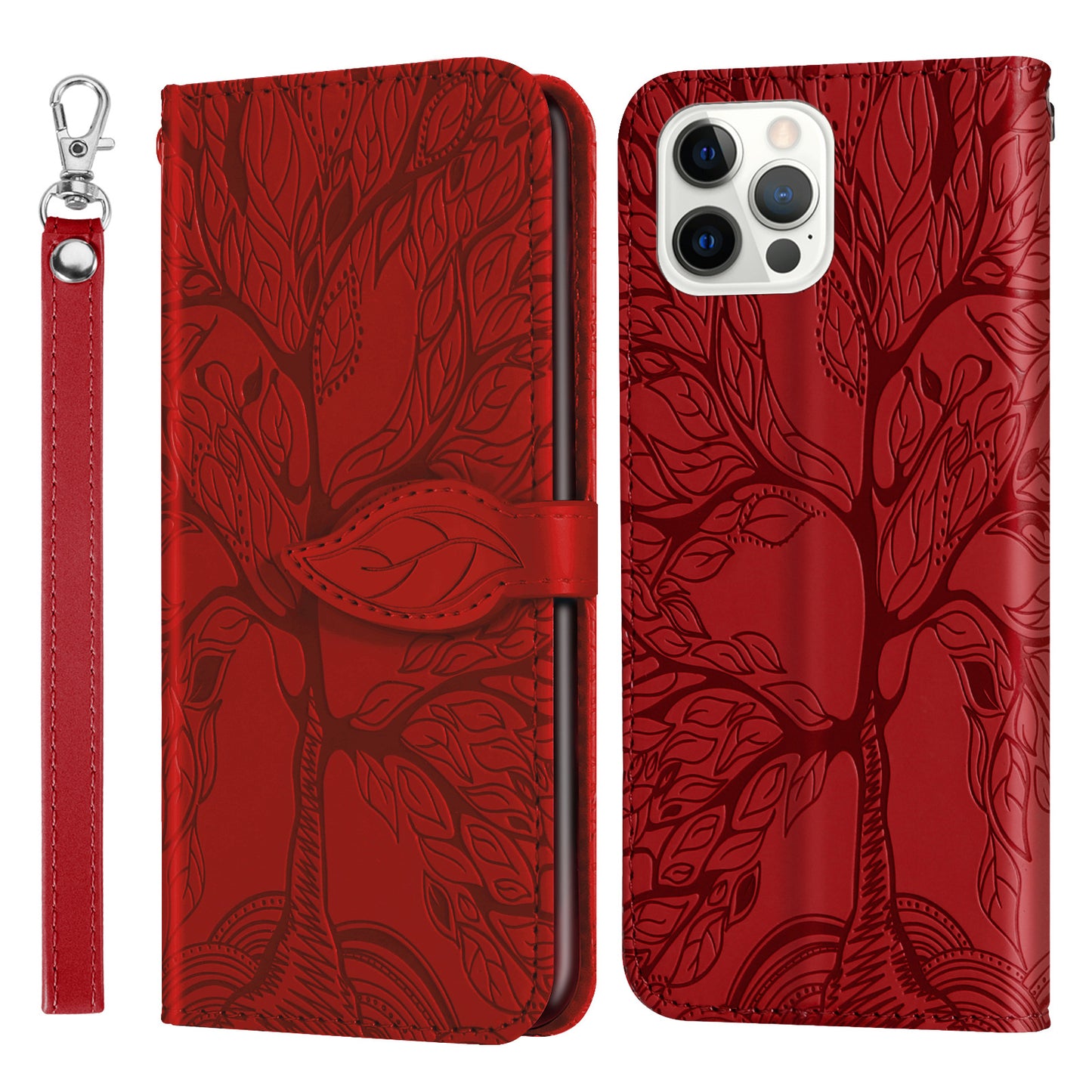 Tree of Life Wallet Flip Case for iPhone