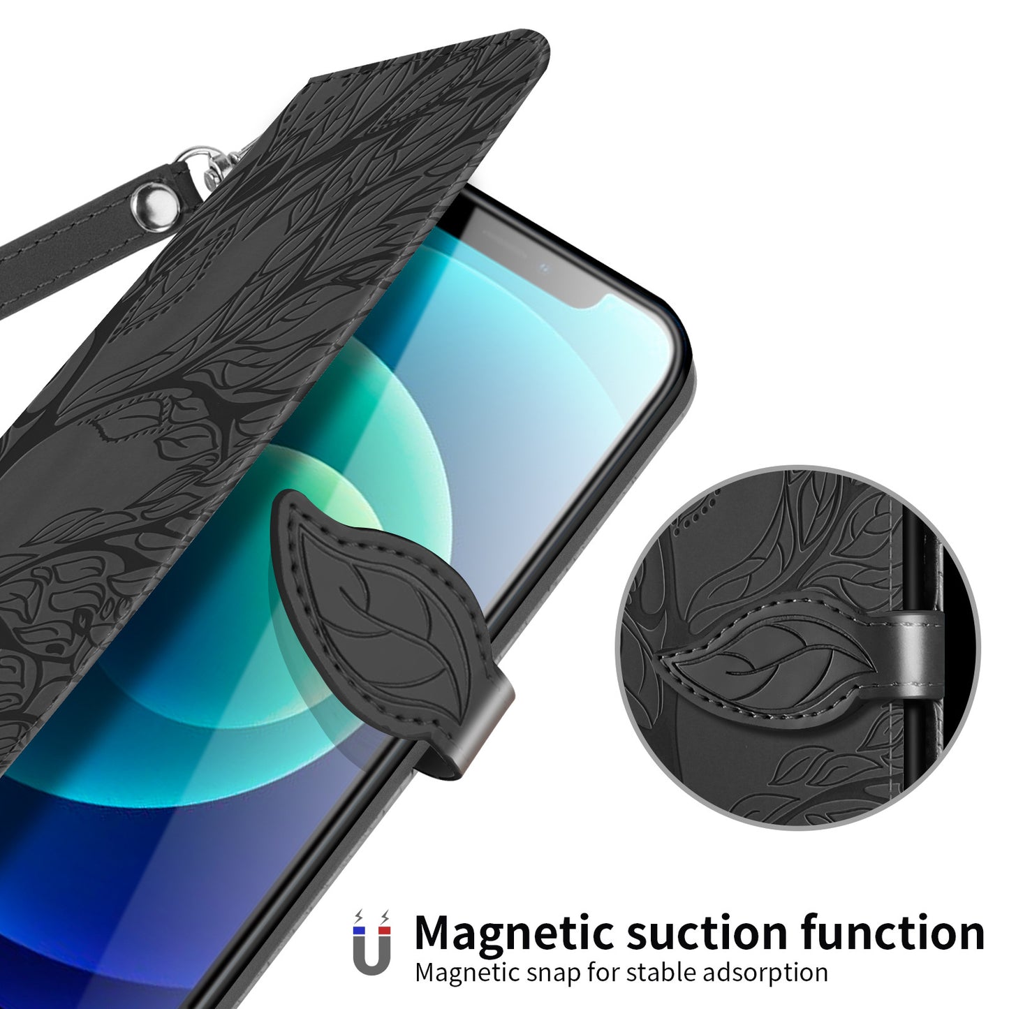 Tree of Life Wallet Flip Case for iPhone