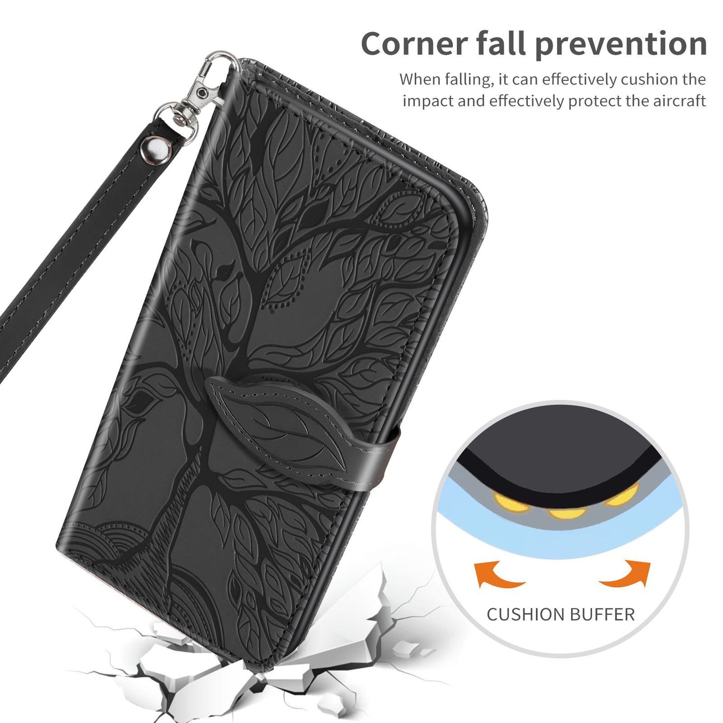 Tree of Life Wallet Flip Case for iPhone