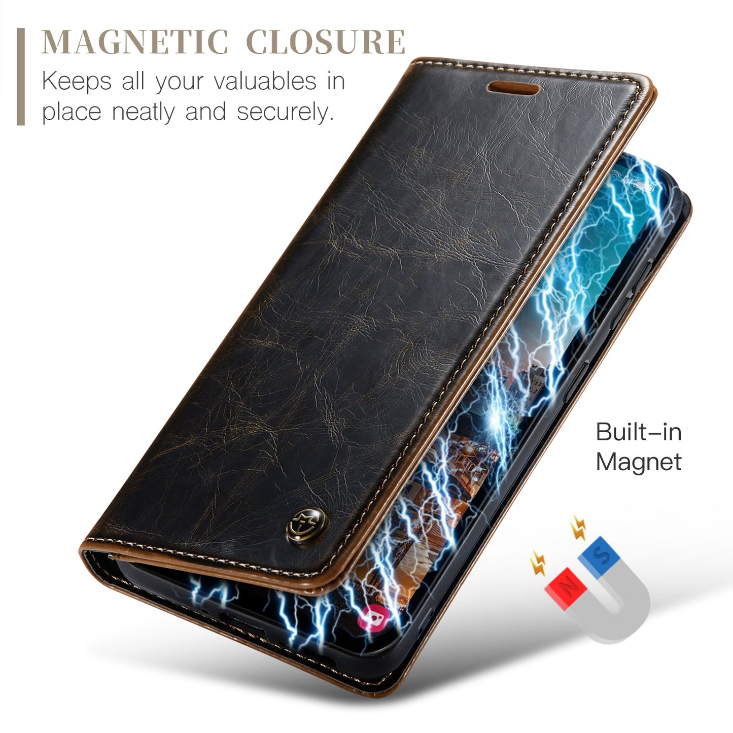 Luxury Flip Leather Phone Case for Samsung Galaxy A