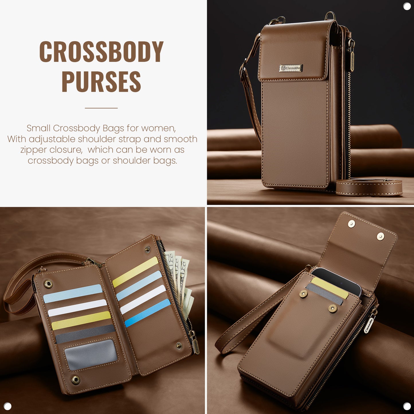 Luxury RFID Crossbody Phone Bag