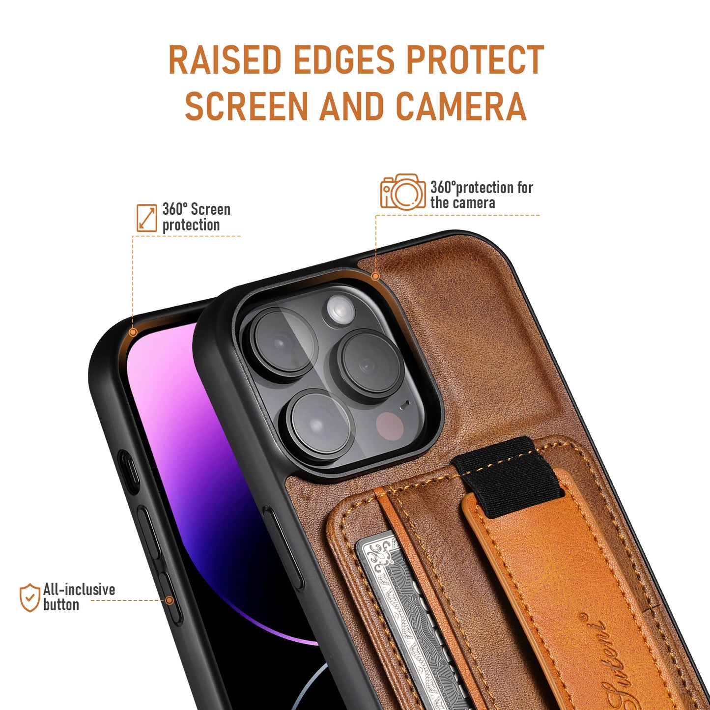 Fashion Wallet Wristlet Case for iPhone