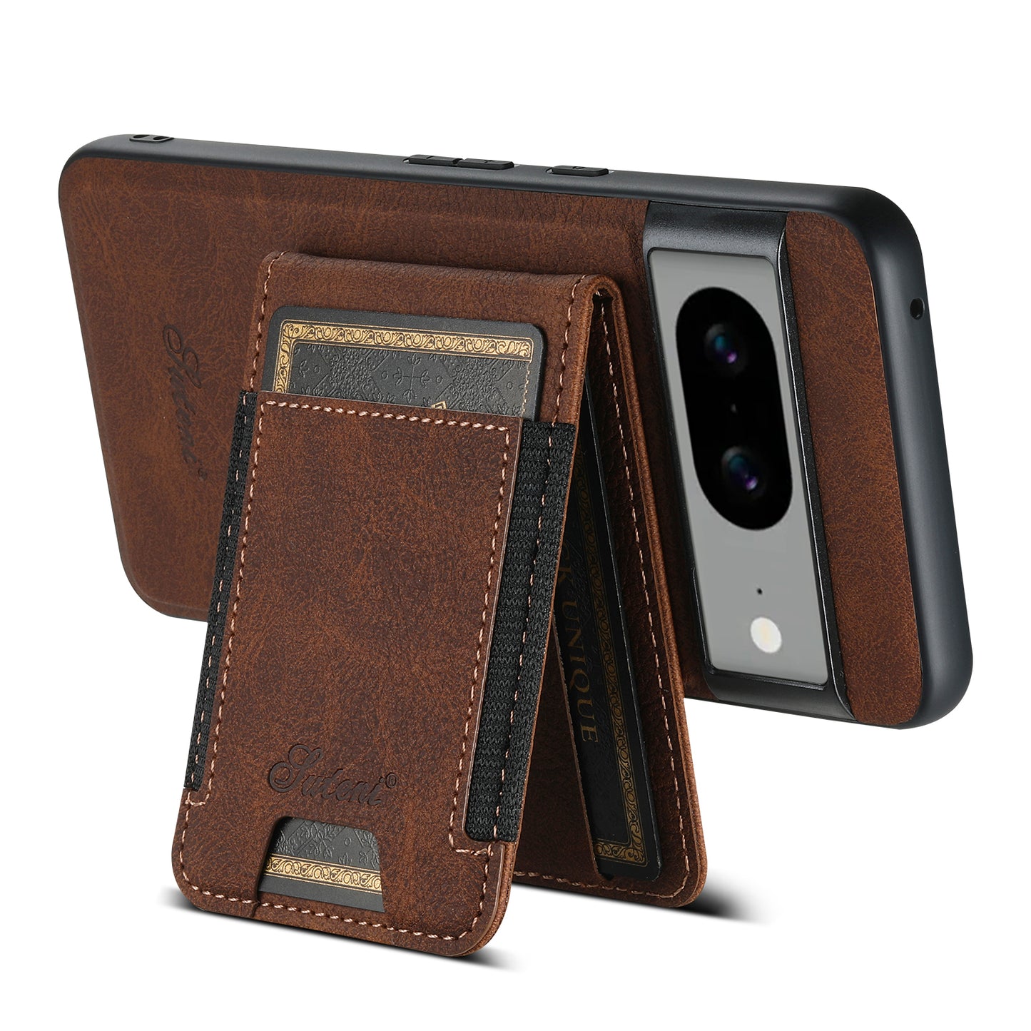 2-in-1 Retro Magsafe Flip Wallet Phone Case for Google Pixel
