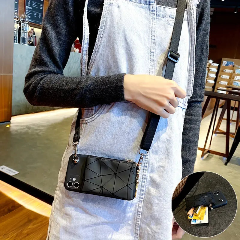 Coin Wallet Silicone Protective Phone Case for iPhone