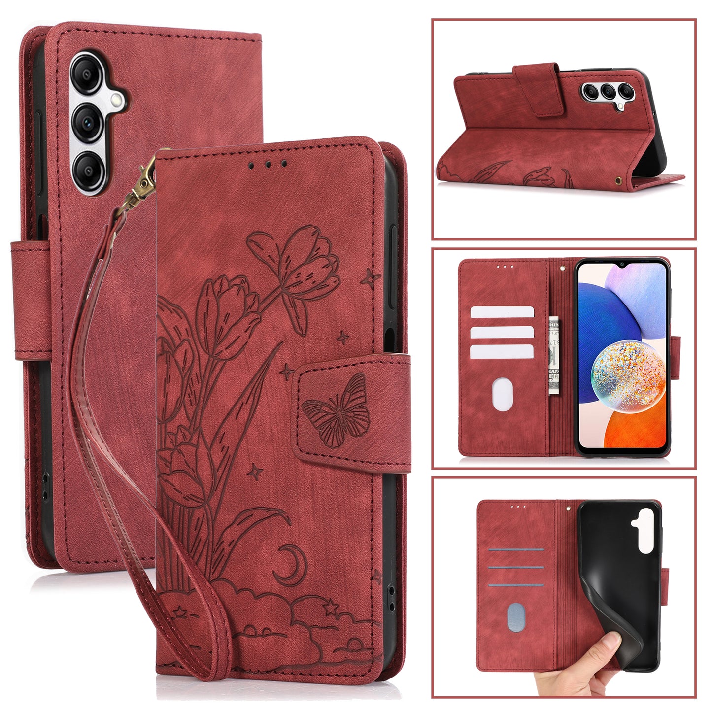Leather Phone Case for Samsung Galaxy