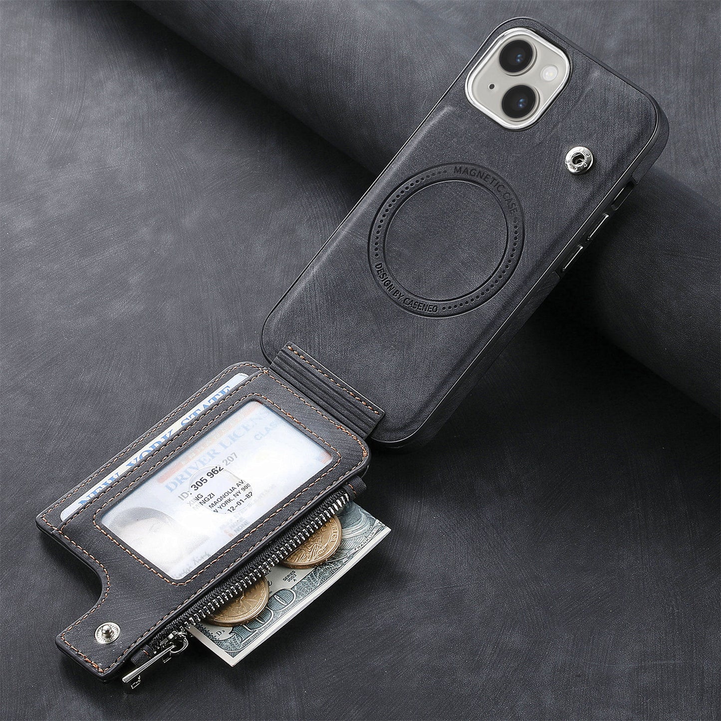 Versatile Magsafe Zipper Case for iPhone