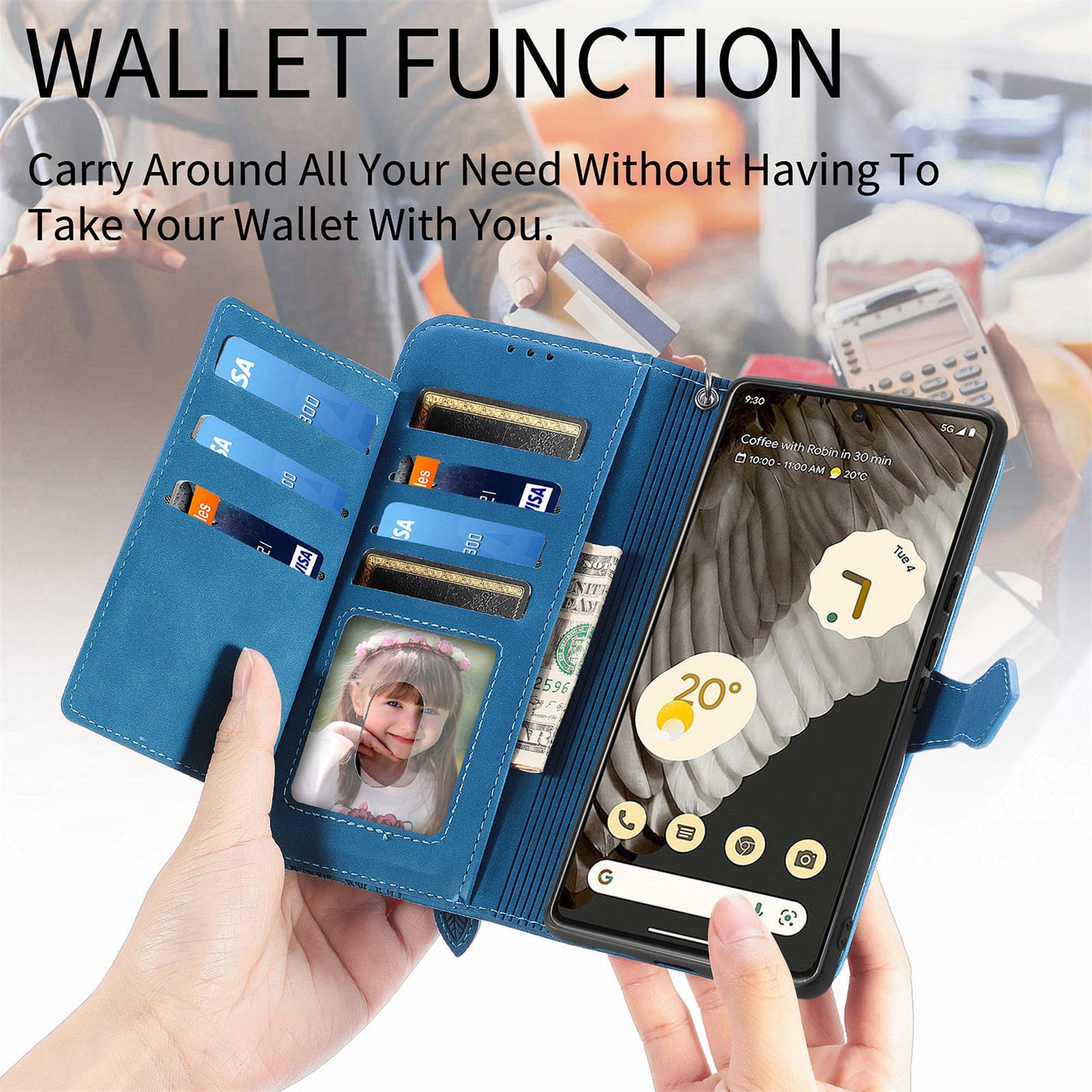 Versatile Elegance Wallet Flip Case for Google Pixel