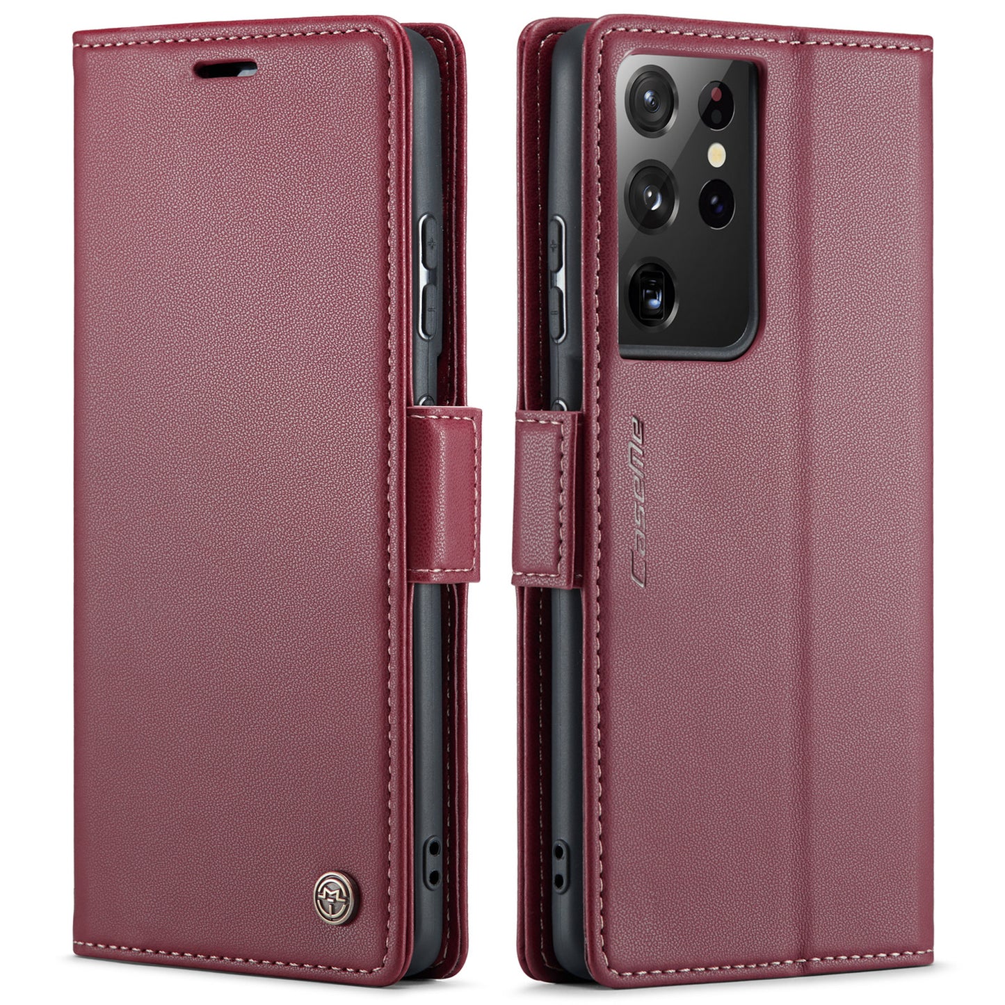 RFID Leather Wallet Phone Case for Samsung Galaxy S