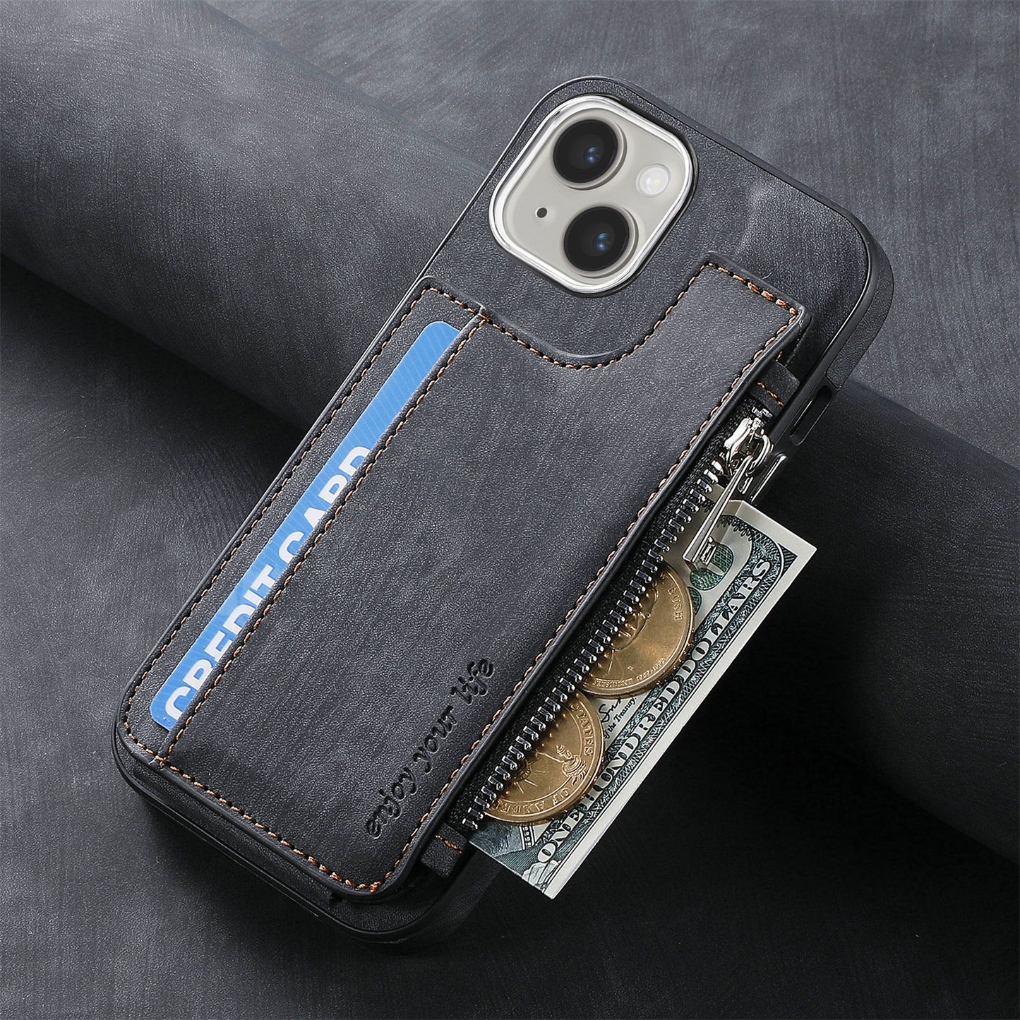 Versatile Magsafe Zipper Case for iPhone
