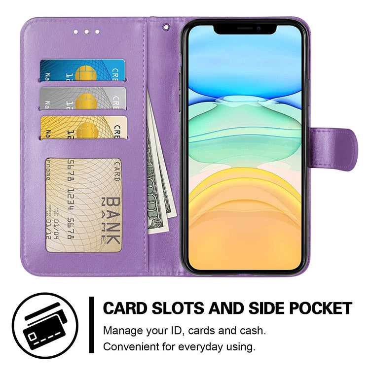 Premium Shockproof Wallet Phone Case for iPhone