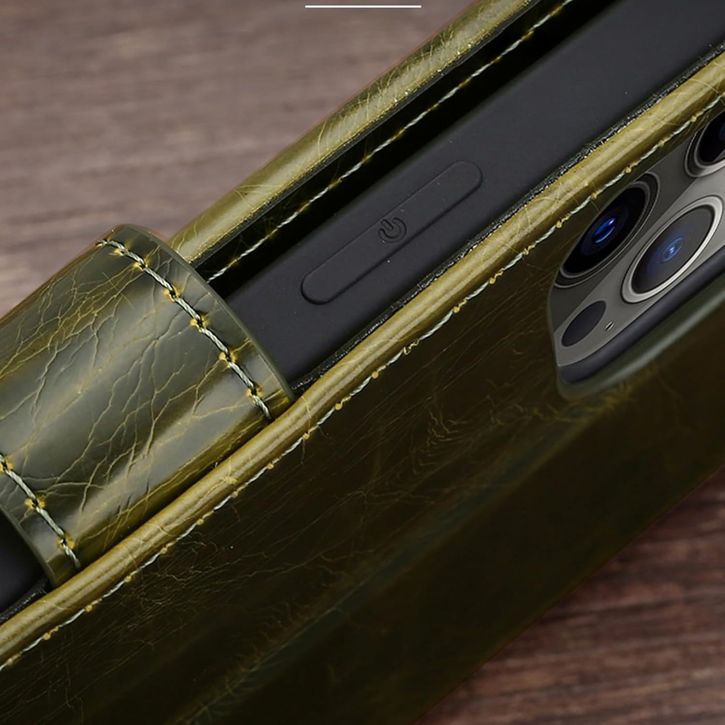 Leather Flip Wallet Phone Cover for iPhone