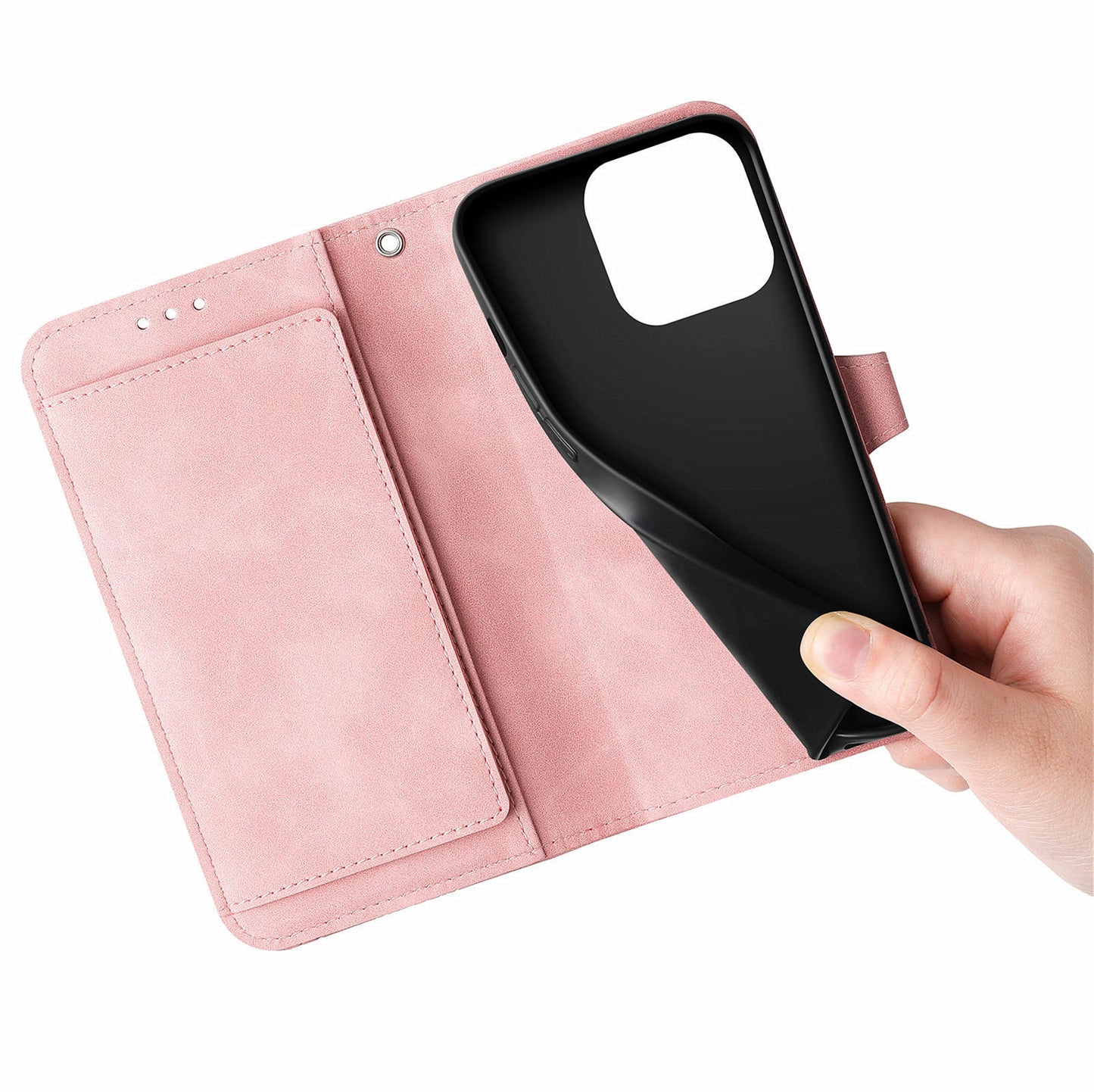 2-in-1 abnehmbare Leder-Brieftaschenhülle für Samsung Galaxy
