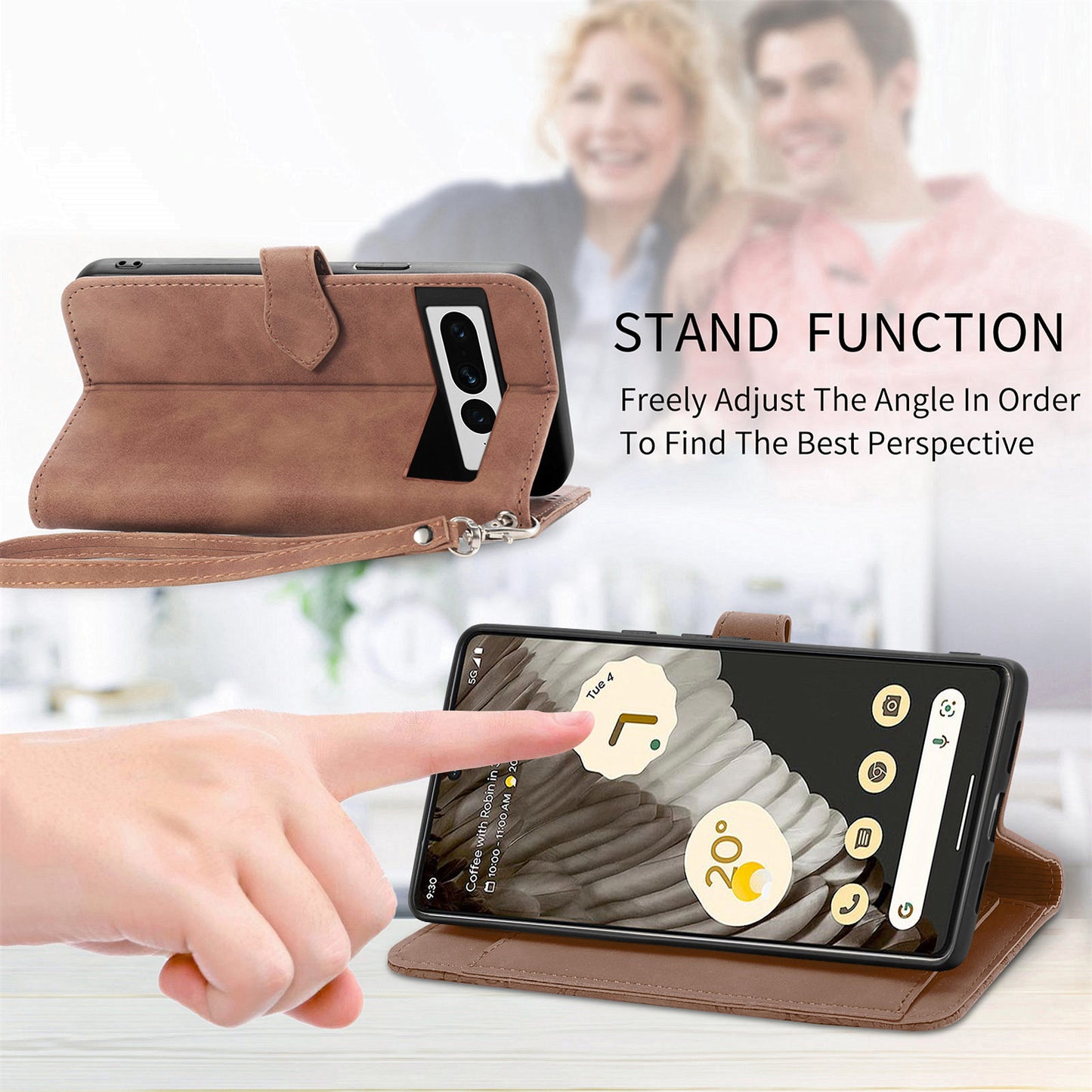 Versatile Elegance Wallet Flip Case for Google Pixel