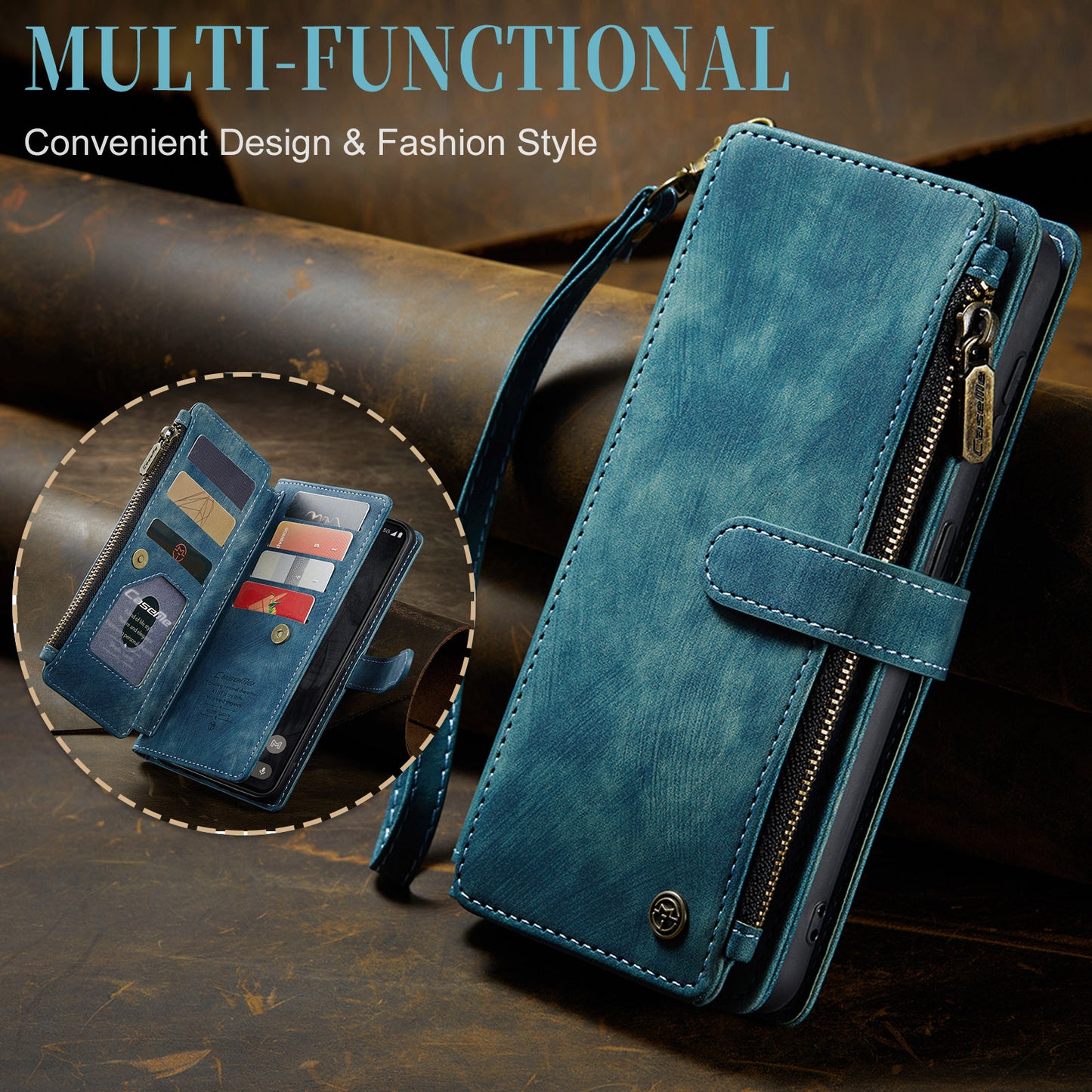 3-in-1 Functionality Durable Wallet Case for Google Pixel