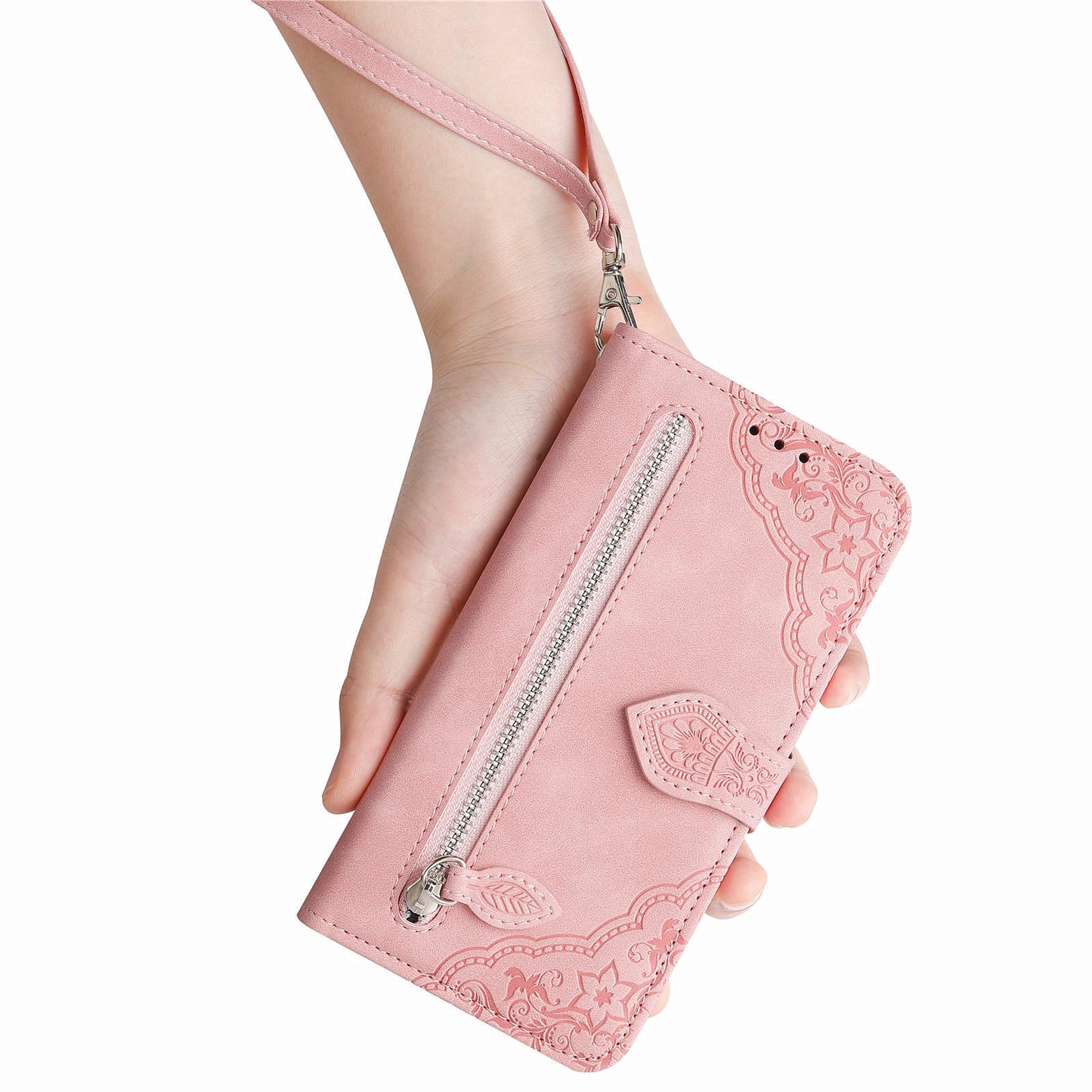 2-in-1 abnehmbare Leder-Brieftaschenhülle für Samsung Galaxy