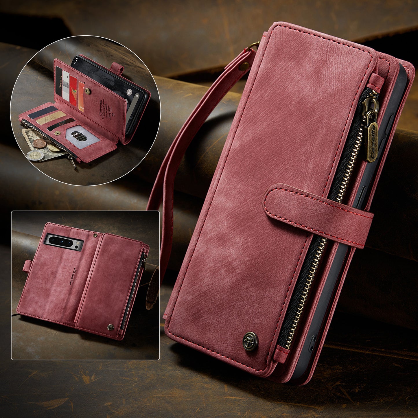 3-in-1 Functionality Durable Wallet Case for Google Pixel