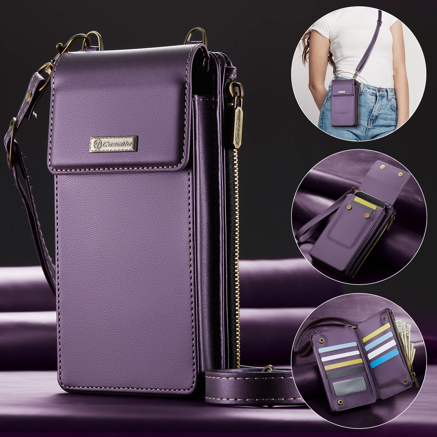 Luxury RFID Crossbody Phone Bag