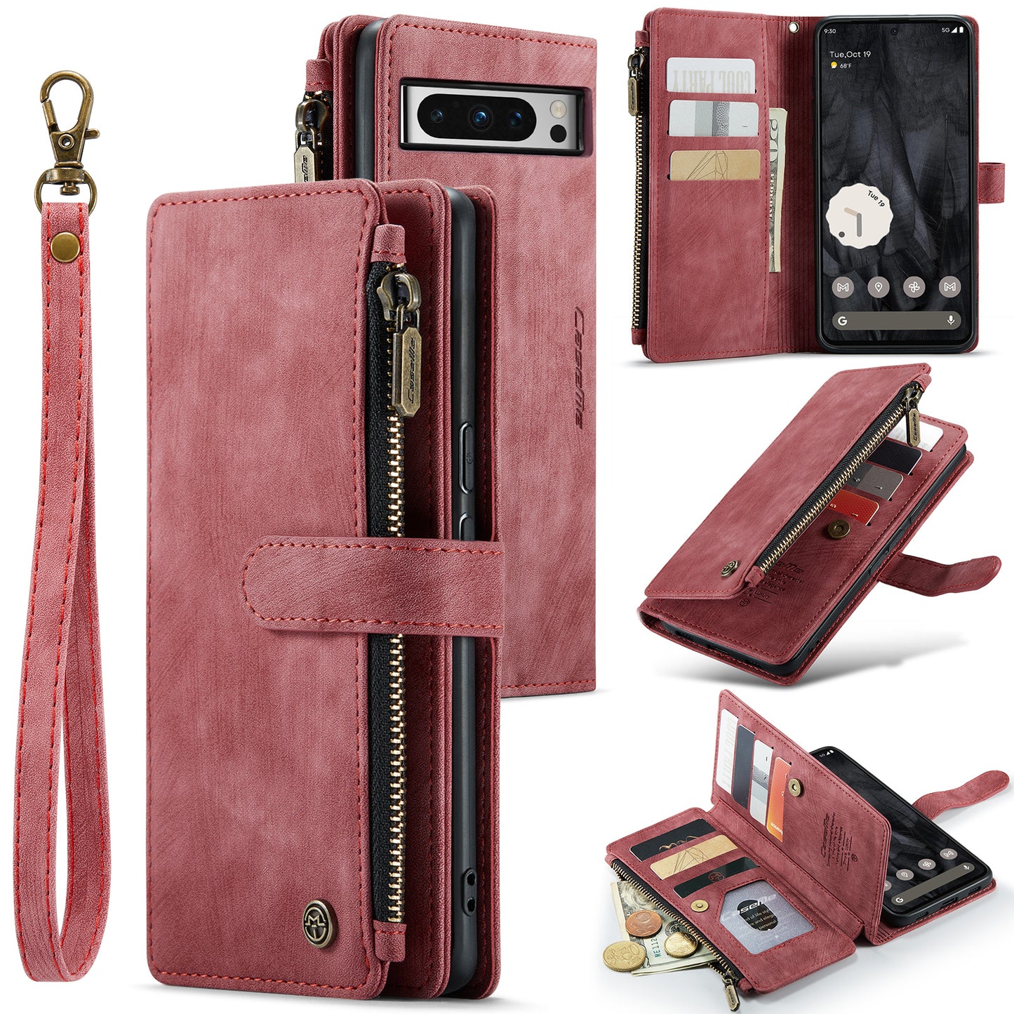 3-in-1 Functionality Durable Wallet Case for Google Pixel