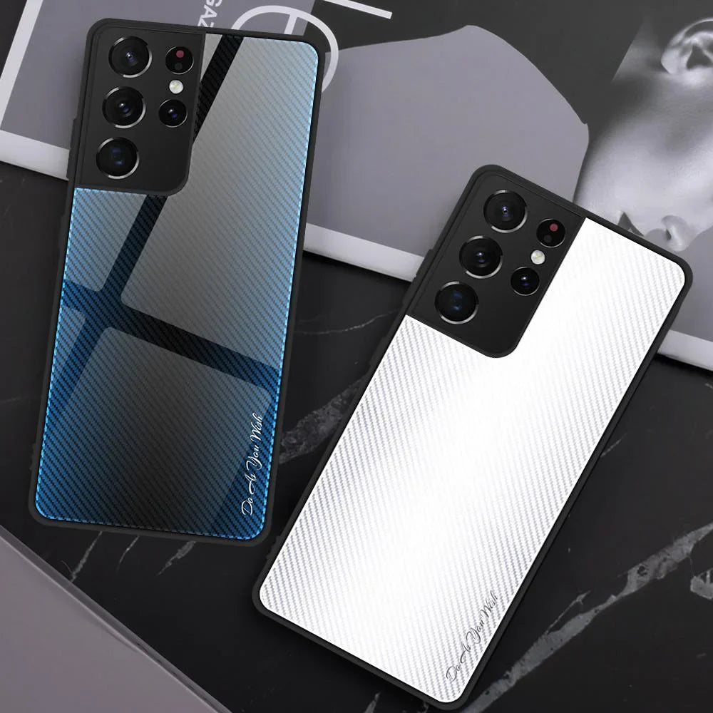 Gradient Texture Glass Case for iPhone