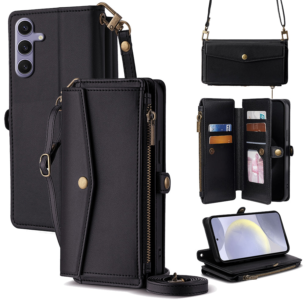 Versatile High-Capacity Wallet Phone Case for Samsung Galaxy