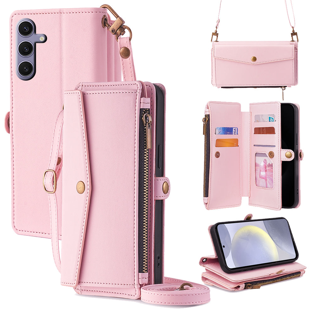 Versatile High-Capacity Wallet Phone Case for Samsung Galaxy