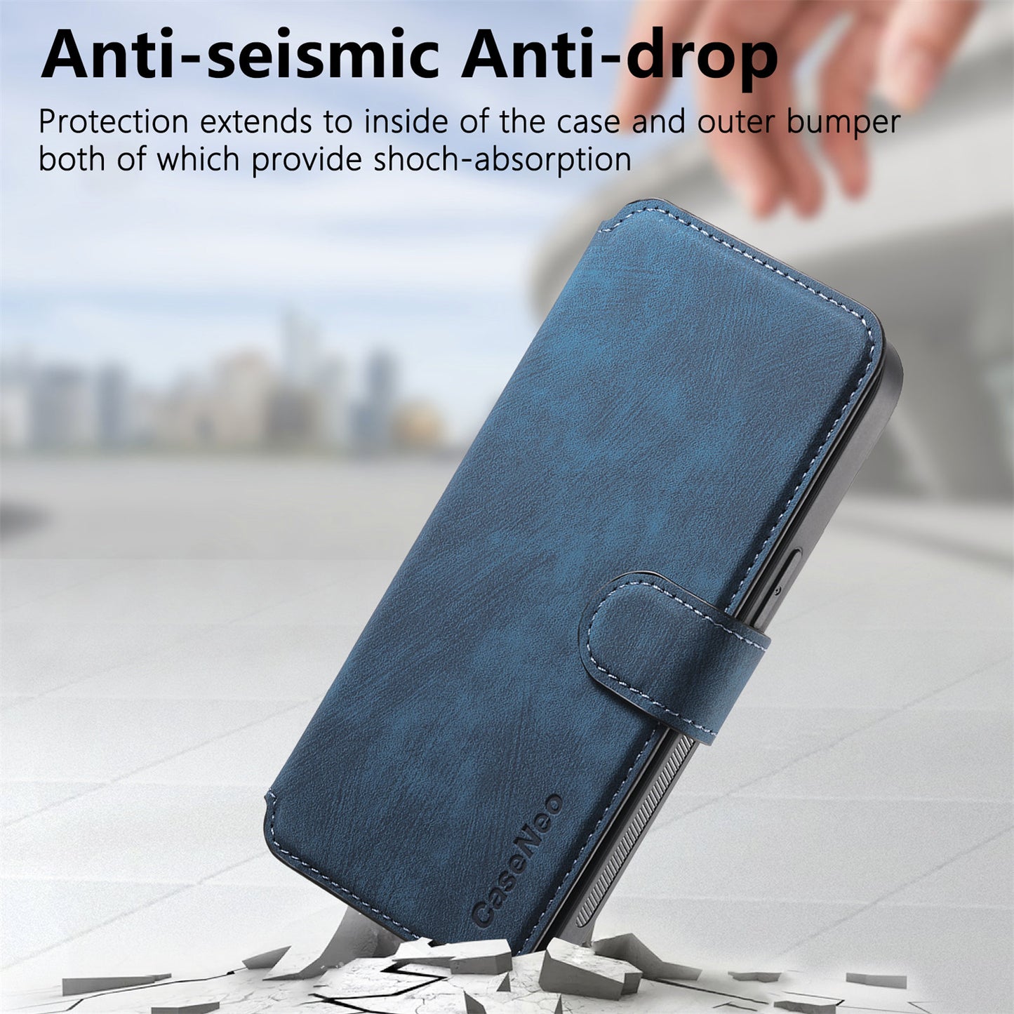 RFID 2-in-1 Detachable Wallet Magnetic Case for iPhone