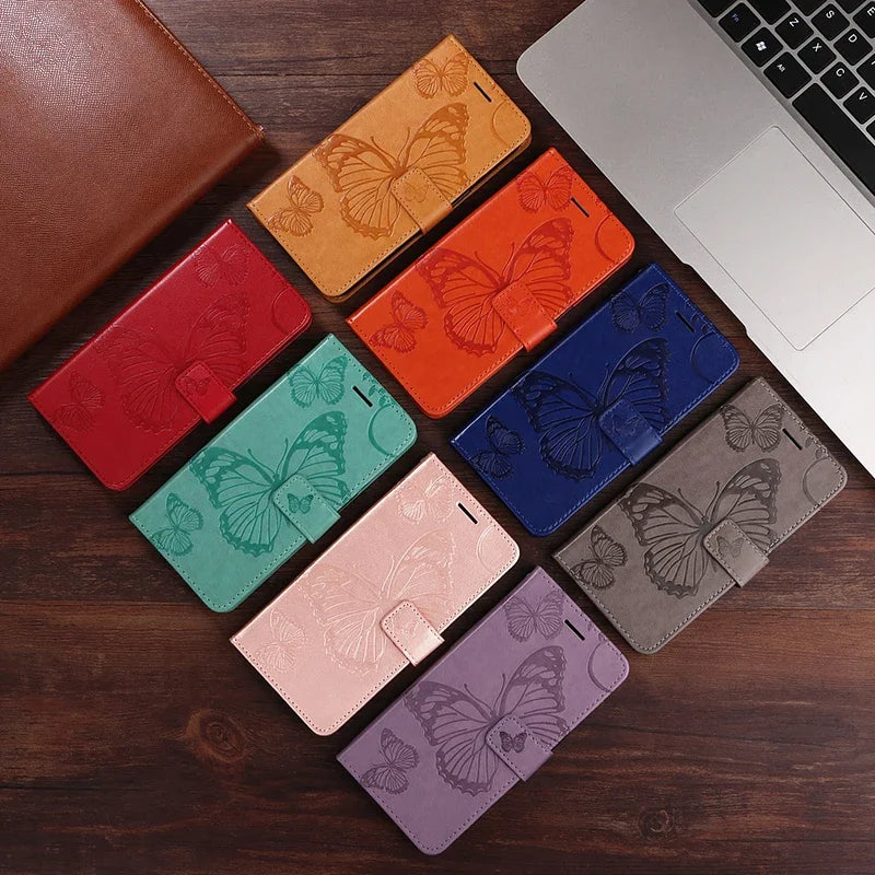 Leather Wallet Flip Phone Case for Samsung Galaxy