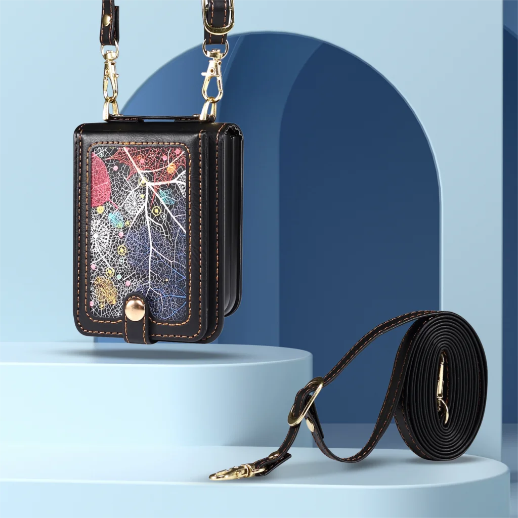 Luxury Brand Leather Crossbody Phone Case