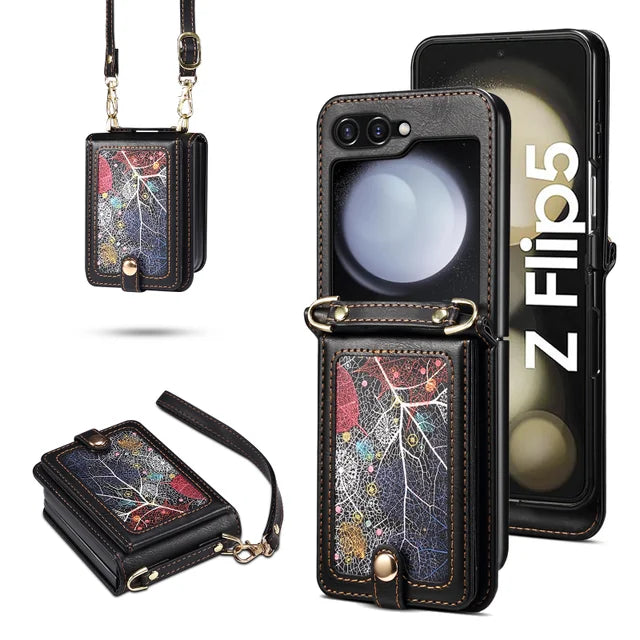 Luxury Brand Leather Crossbody Phone Case