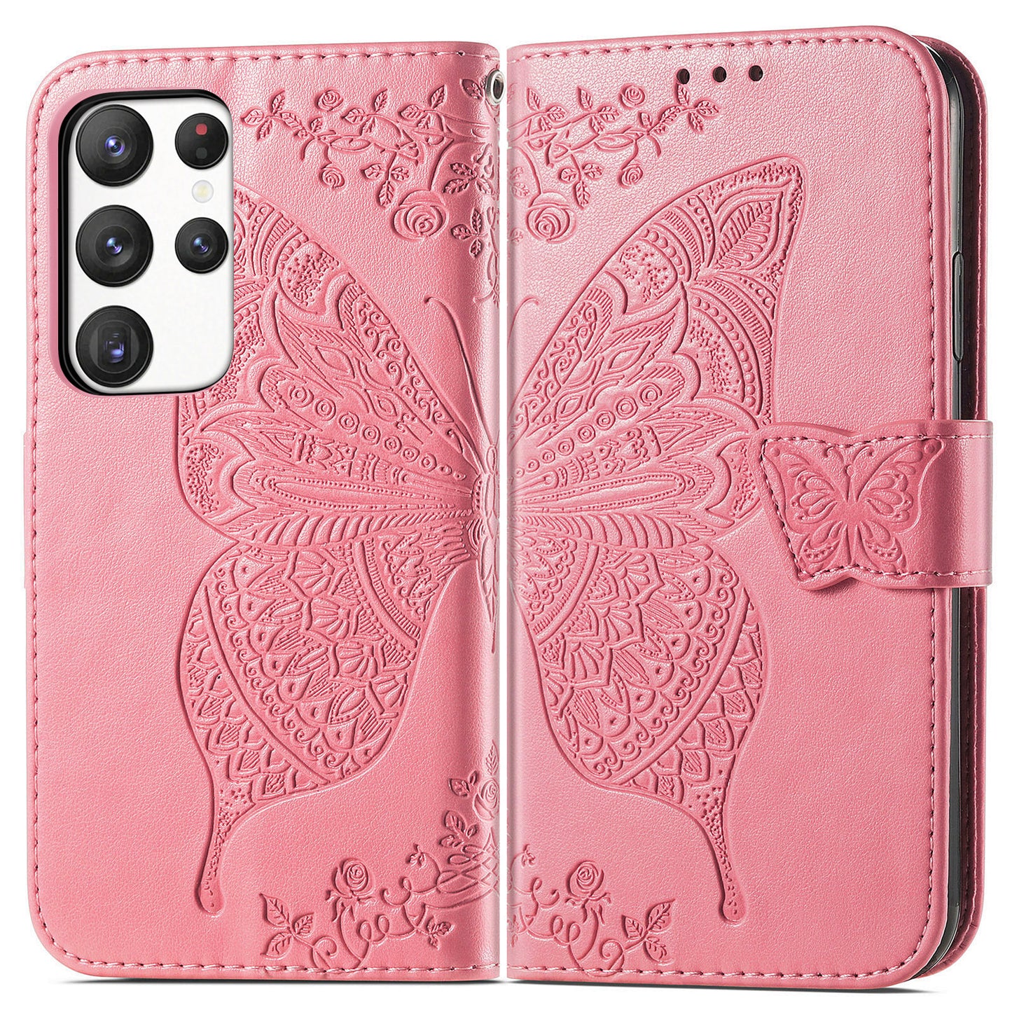 2-in-1 abnehmbare Leder-Brieftaschenhülle für Samsung Galaxy